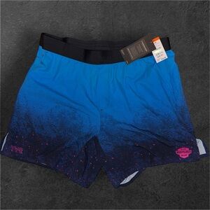 TYR Unbroken Shorts 7'' Mens Size XXL Athletic Fit Blue Wodapalooza Miami